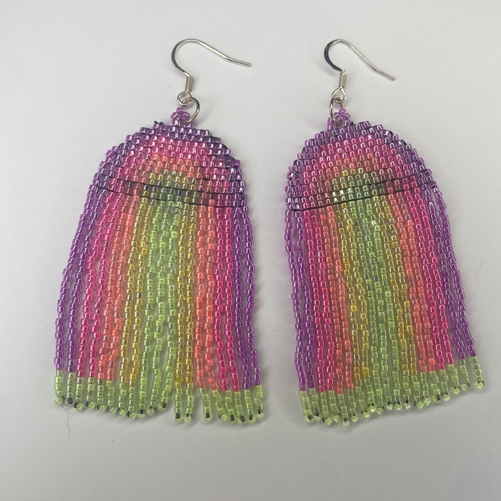 Alien abduction handmade earrings